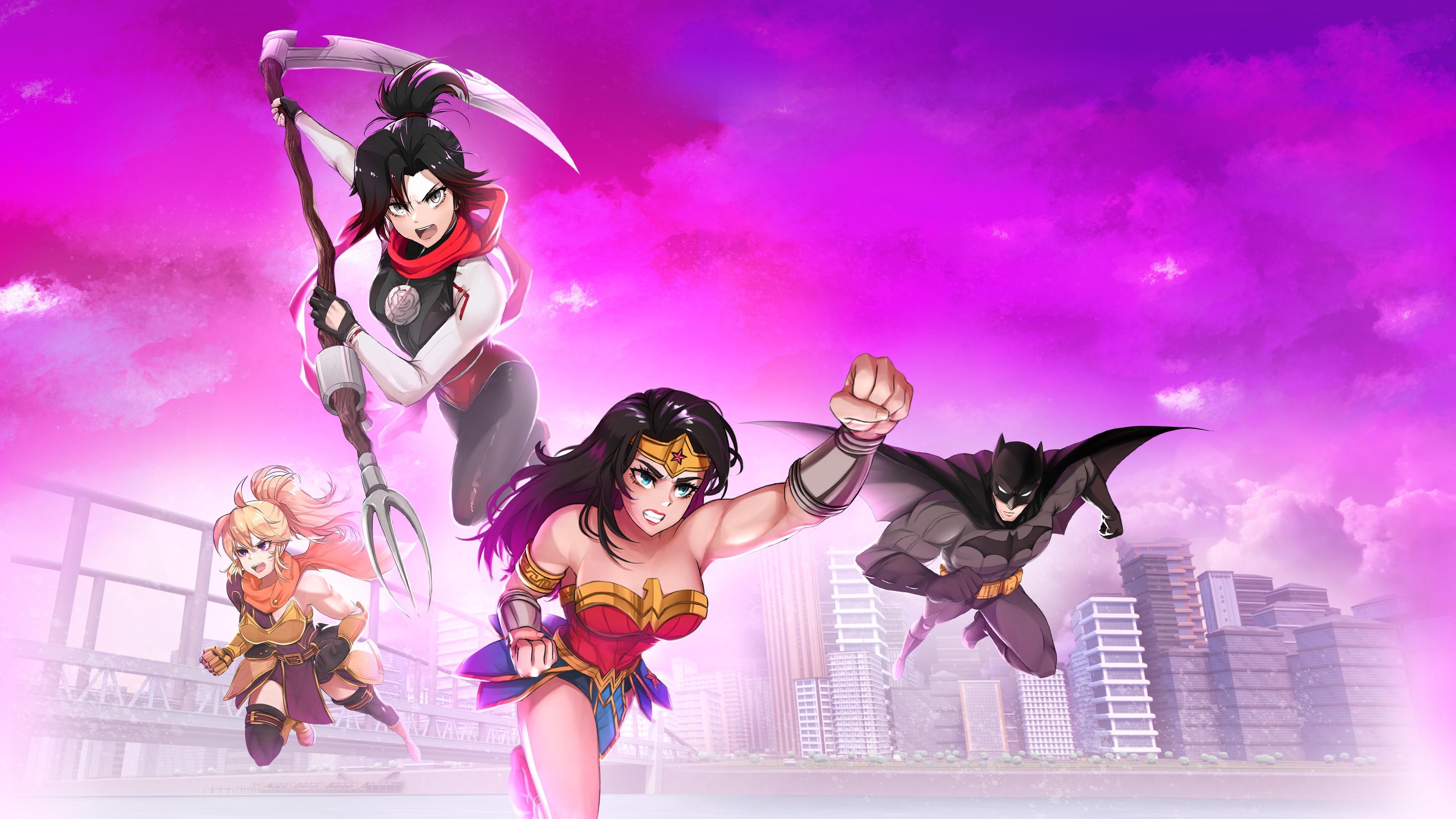 Backdrop for Justice League x RWBY: Super Heroes & Huntsmen, Part Two