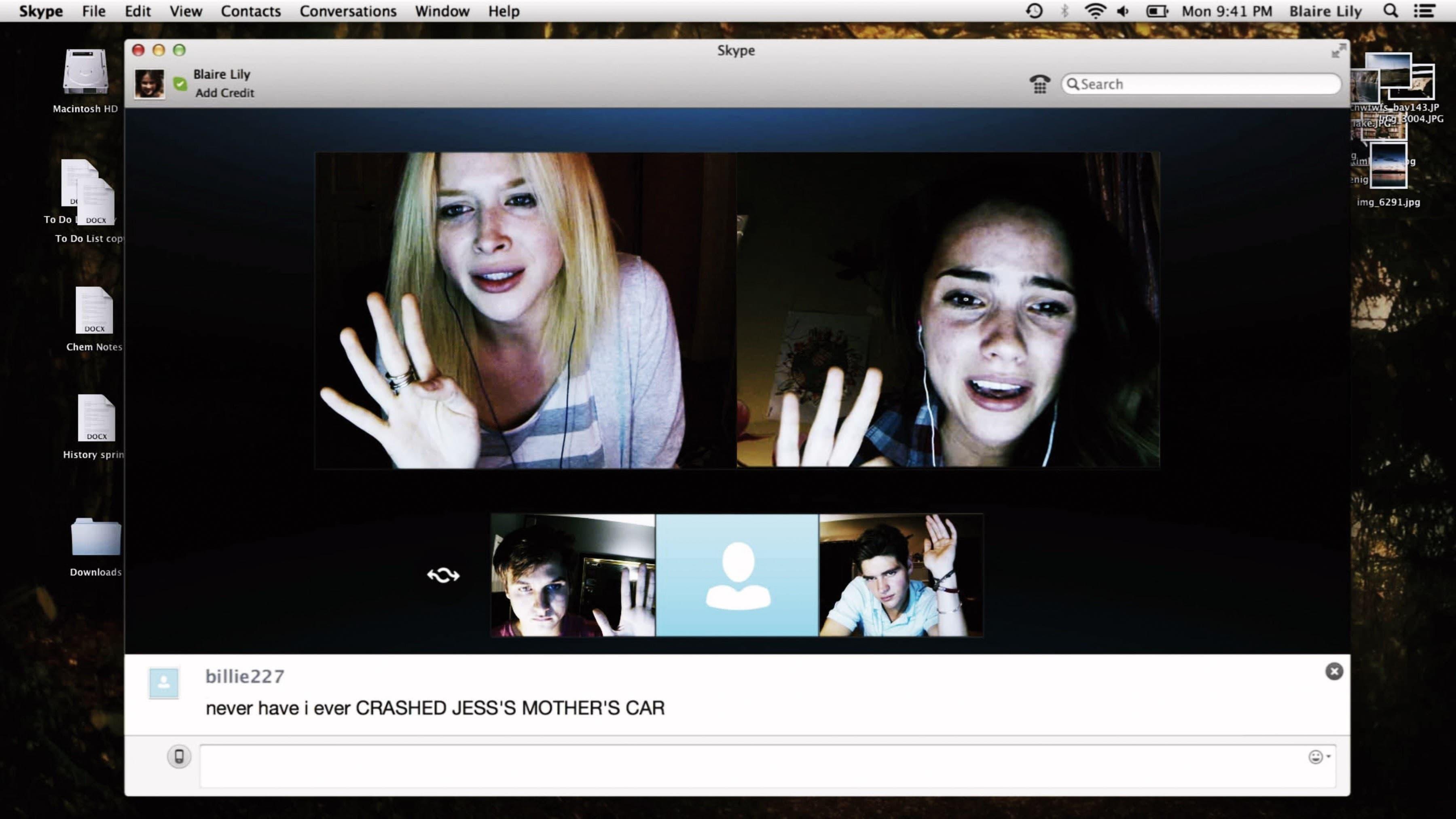 Backdrop for Unfriended