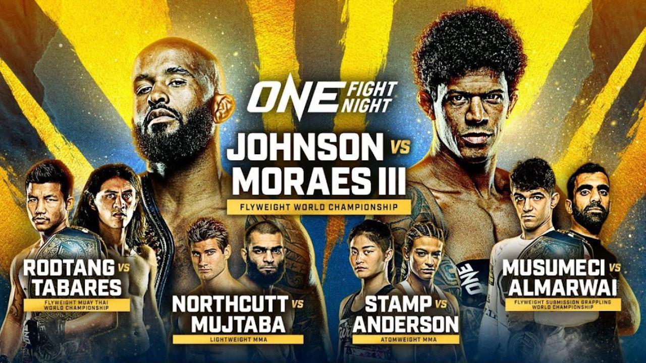 Backdrop for ONE Fight Night 10: Johnson vs. Moraes 3