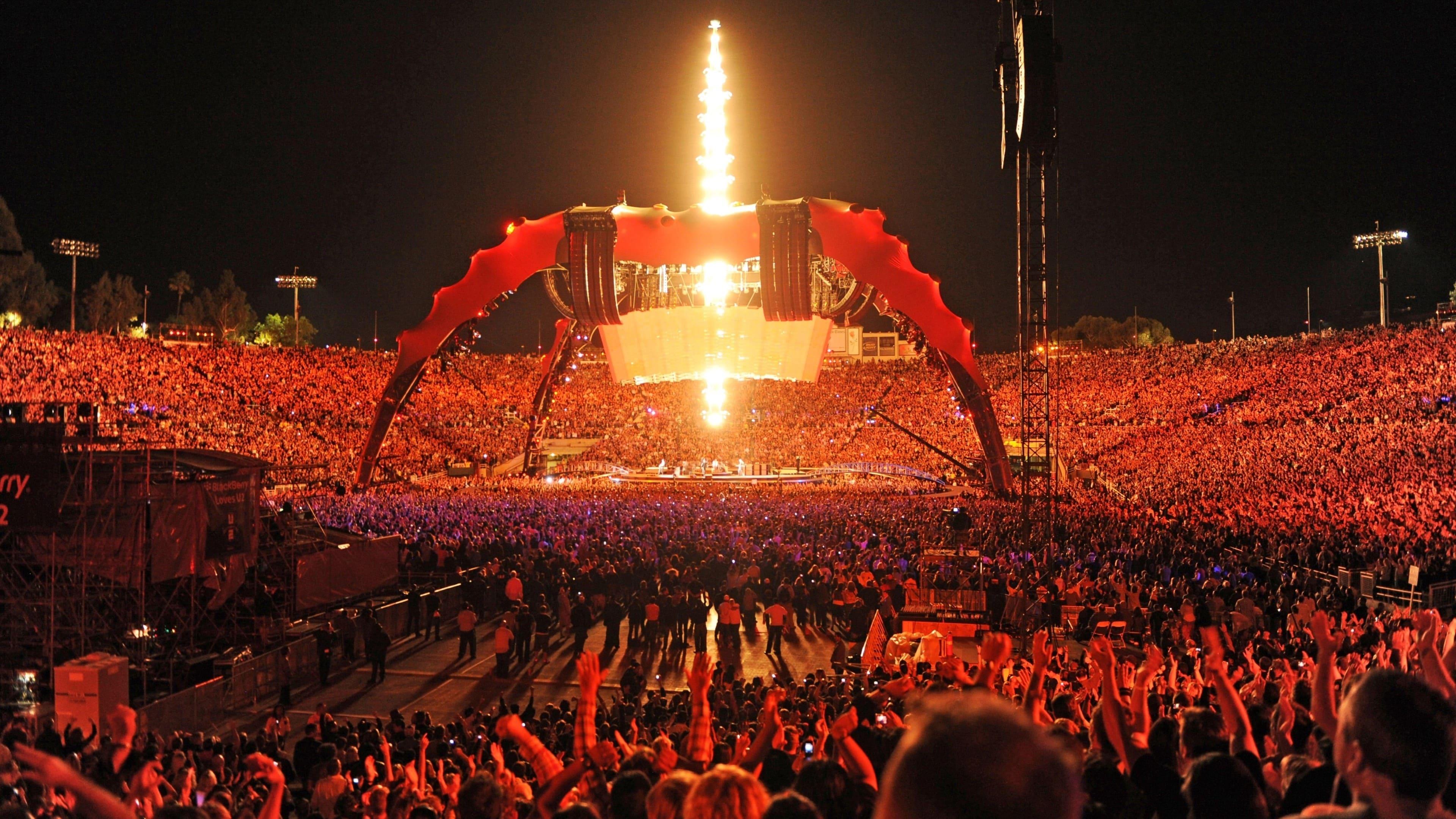 Backdrop for U2: 360° at the Rose Bowl