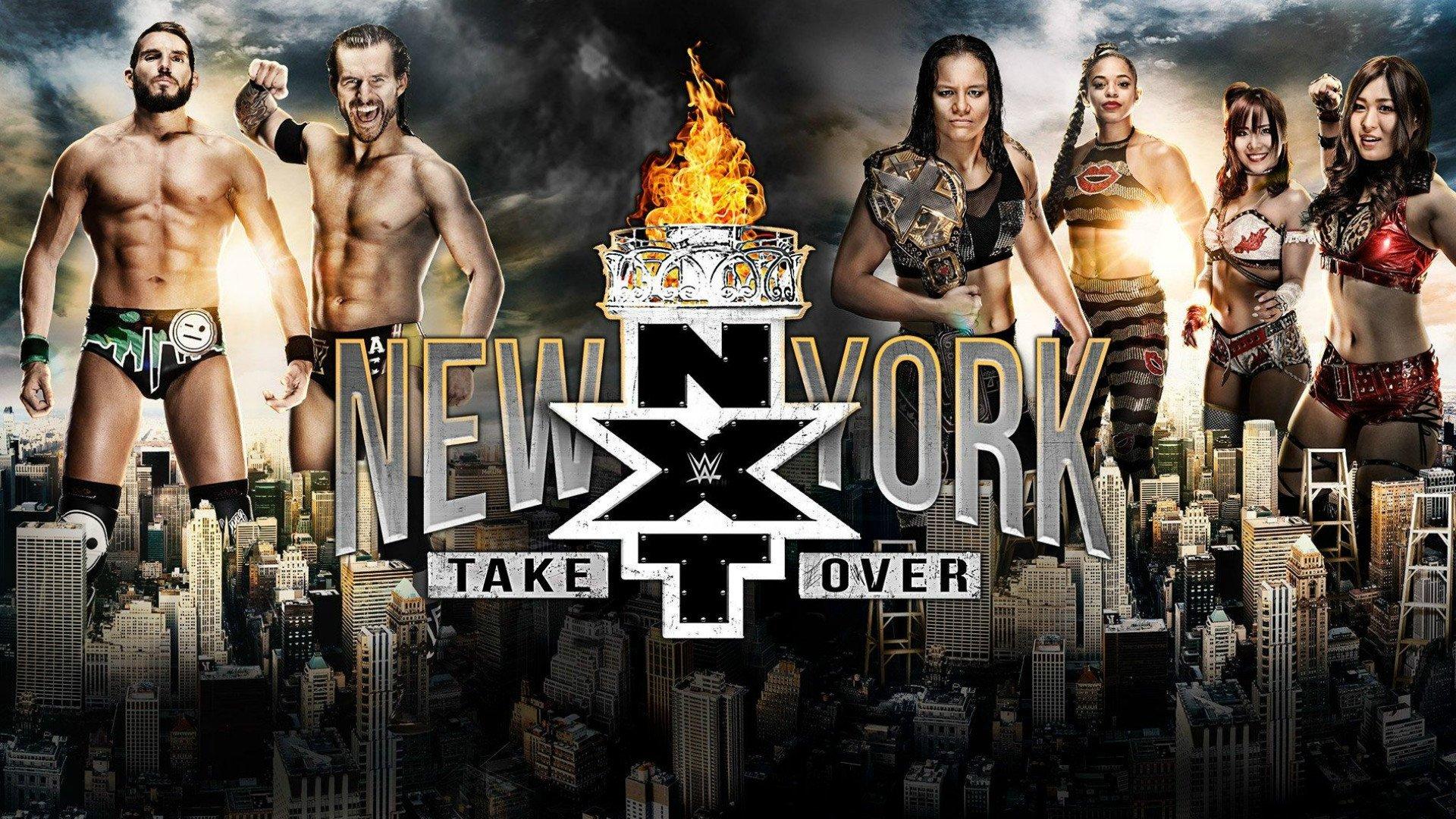 Backdrop for NXT TakeOver: New York