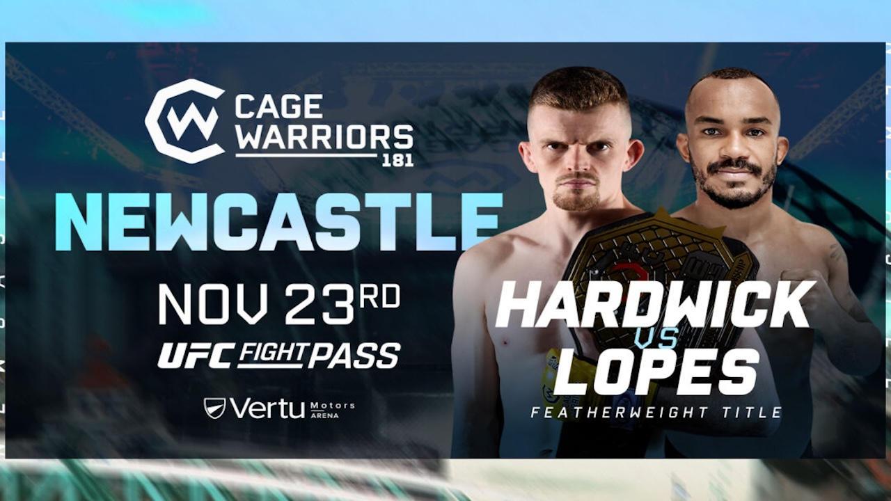 Backdrop for Cage Warriors 181: Newcastle