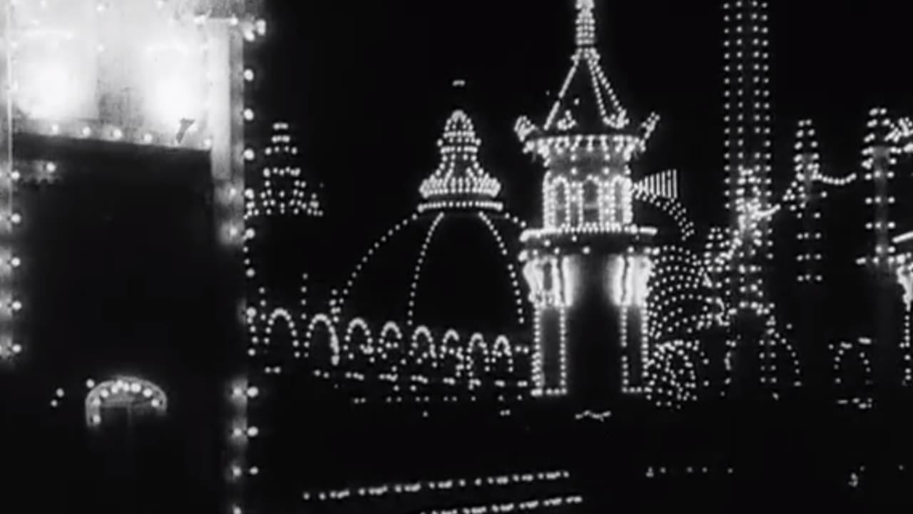 Backdrop for Coney Island at Night