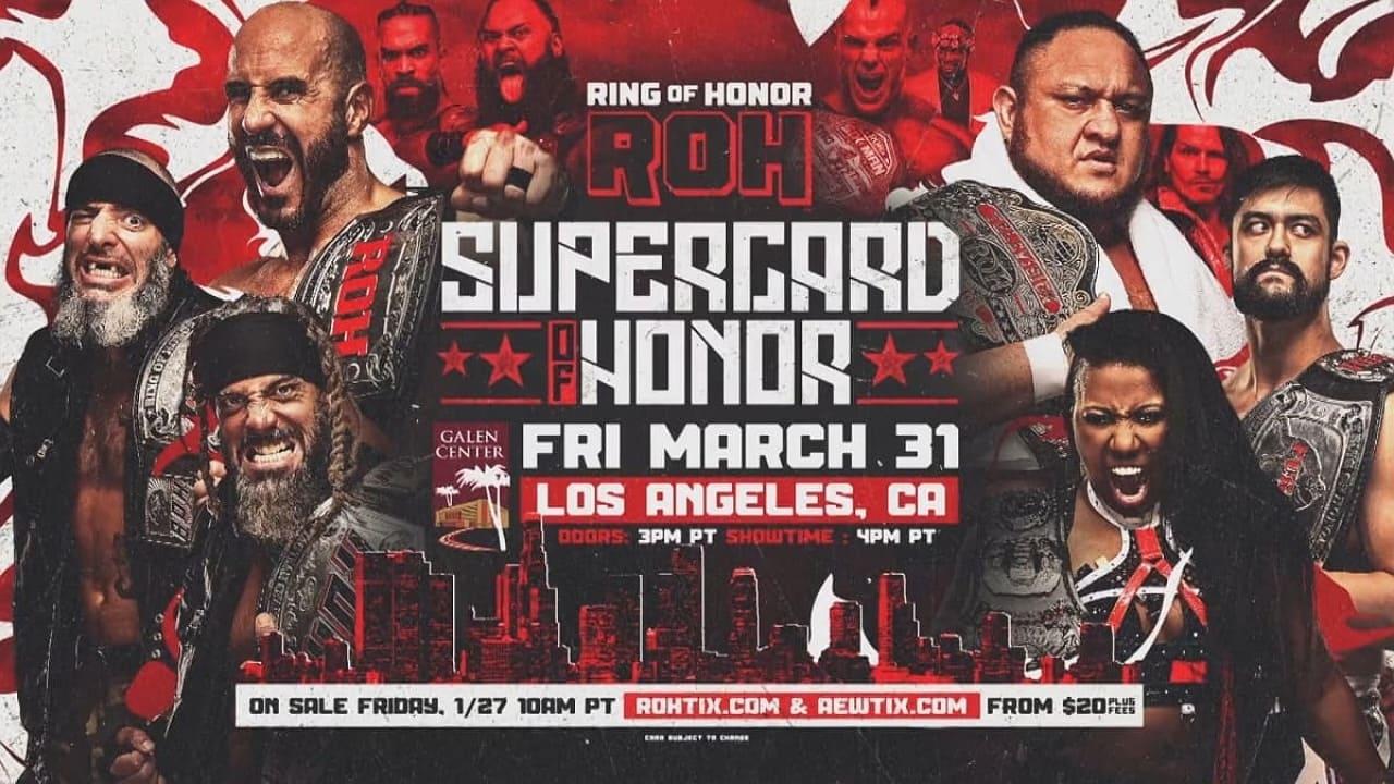 Backdrop for ROH: Supercard of Honor 2023