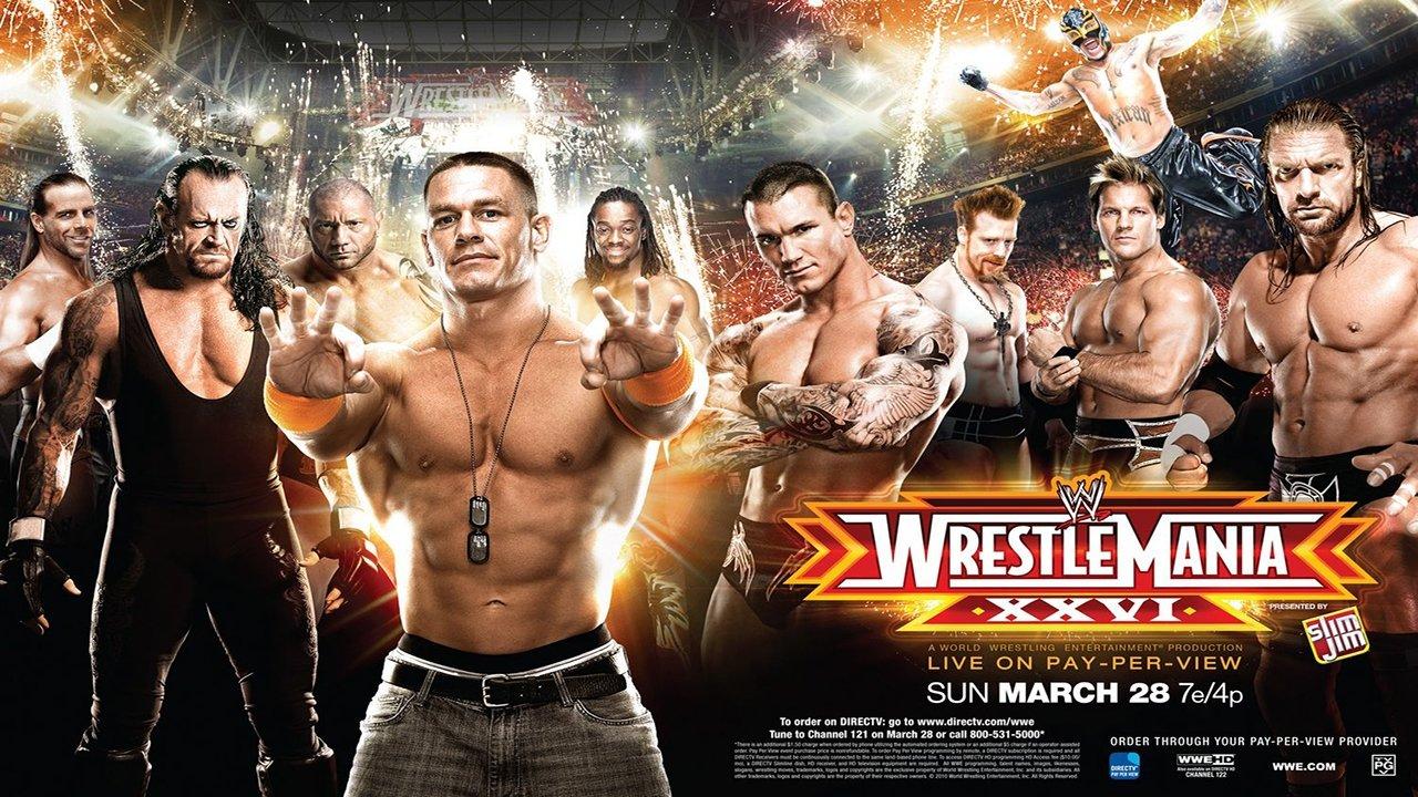 Backdrop for WWE Wrestlemania XXVI