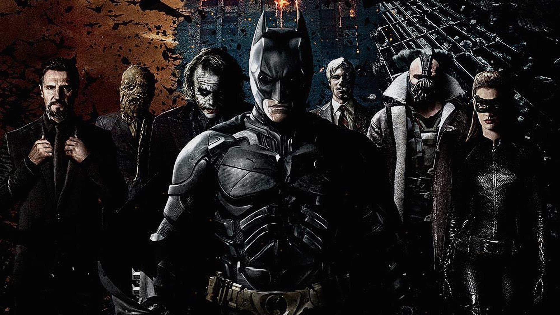 Backdrop for The Fire Rises: The Creation and Impact of The Dark Knight Trilogy