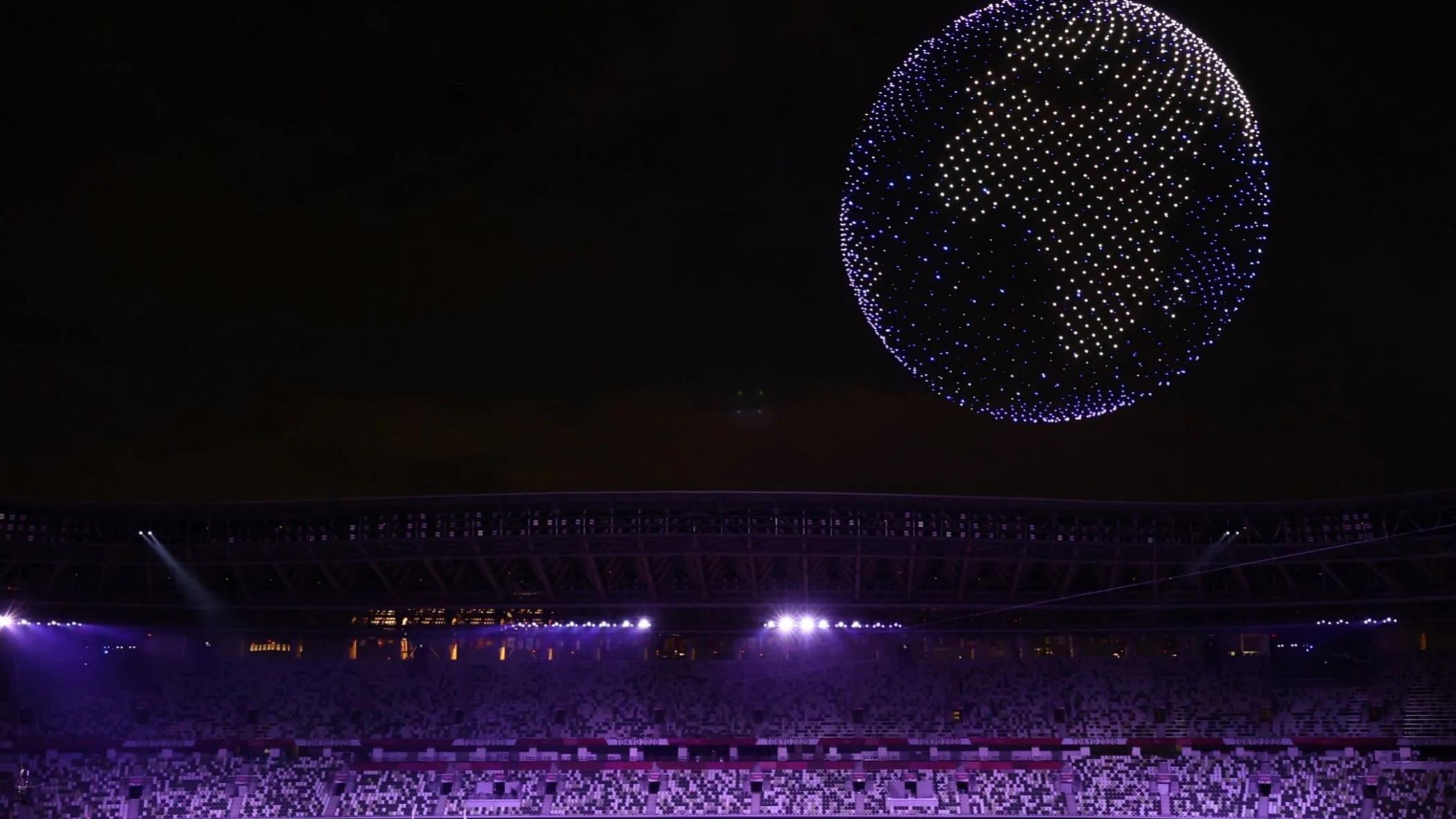 Backdrop for Tokyo 2020 Olympic Opening Ceremony: United by Emotion