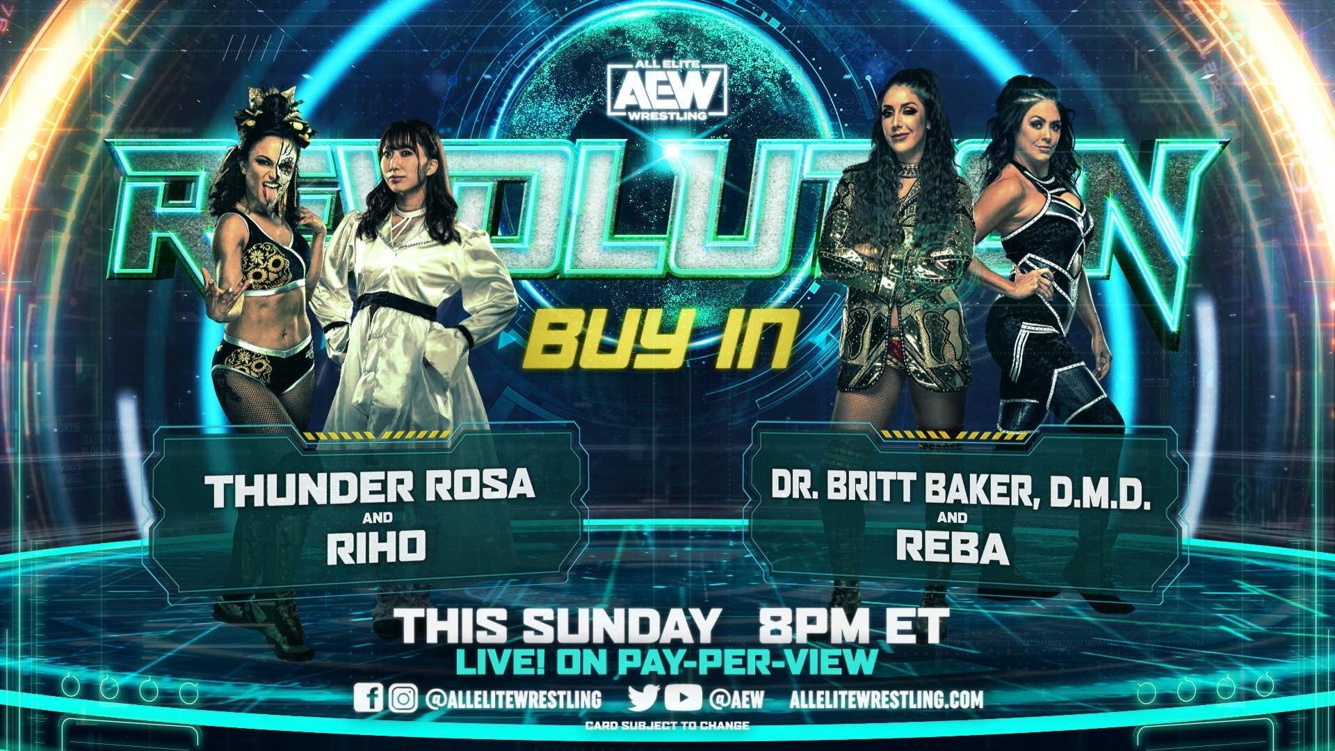 Backdrop for AEW Revolution: The Buy In