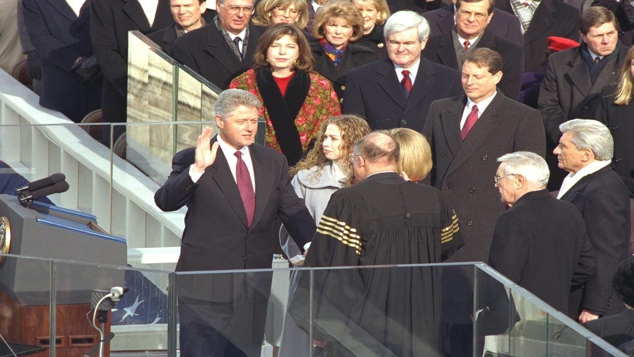 Backdrop for The Second Inauguration of Bill Clinton