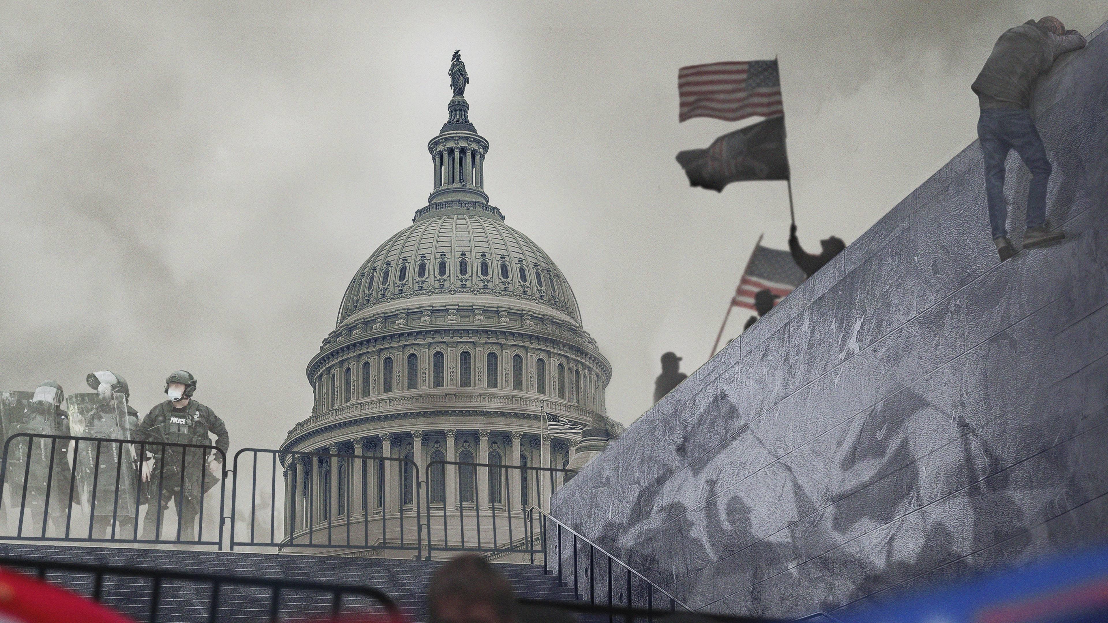 Backdrop for Four Hours at the Capitol