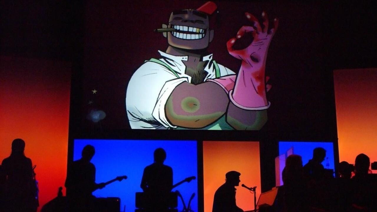 Backdrop for Gorillaz: Demon Days Live at the Manchester Opera House