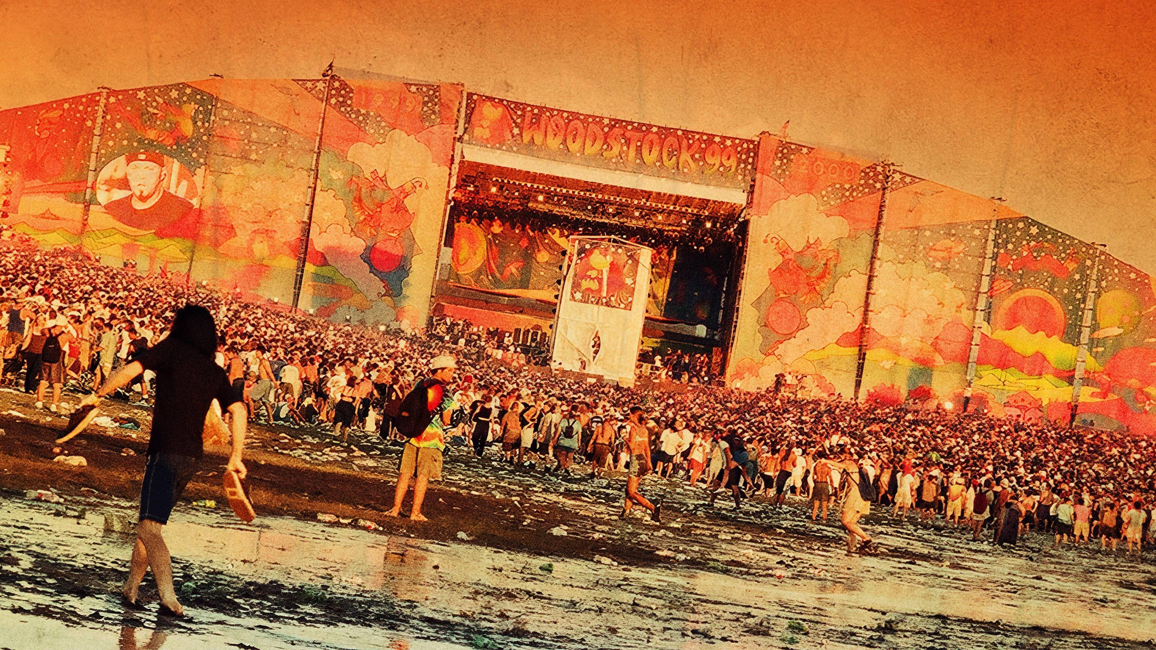 Backdrop for Woodstock 99: Peace, Love, and Rage