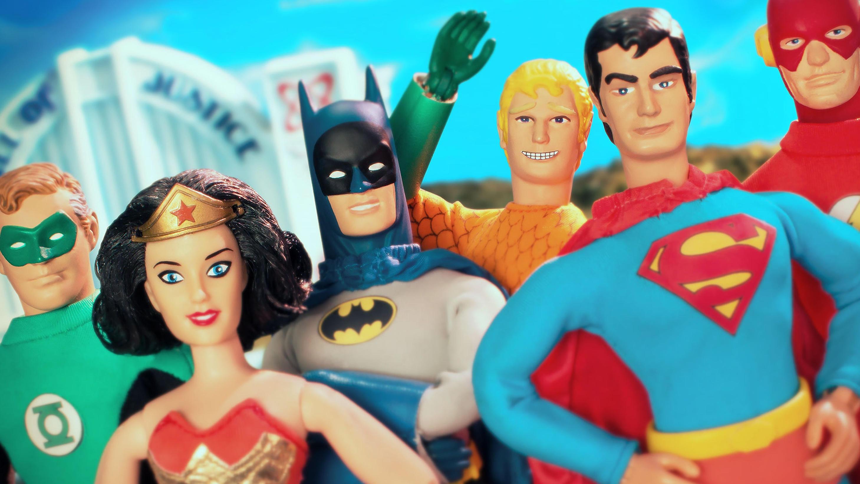 Backdrop for Robot Chicken: DC Comics Special