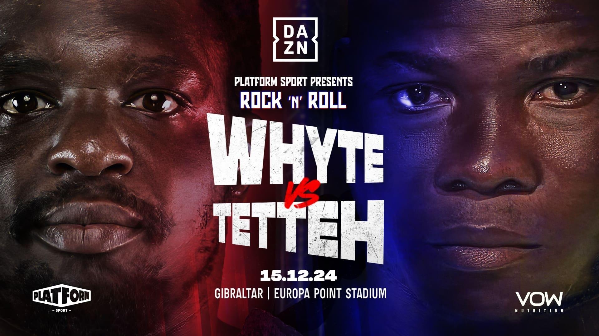 Backdrop for Dillian Whyte vs. Ebenezer Tetteh