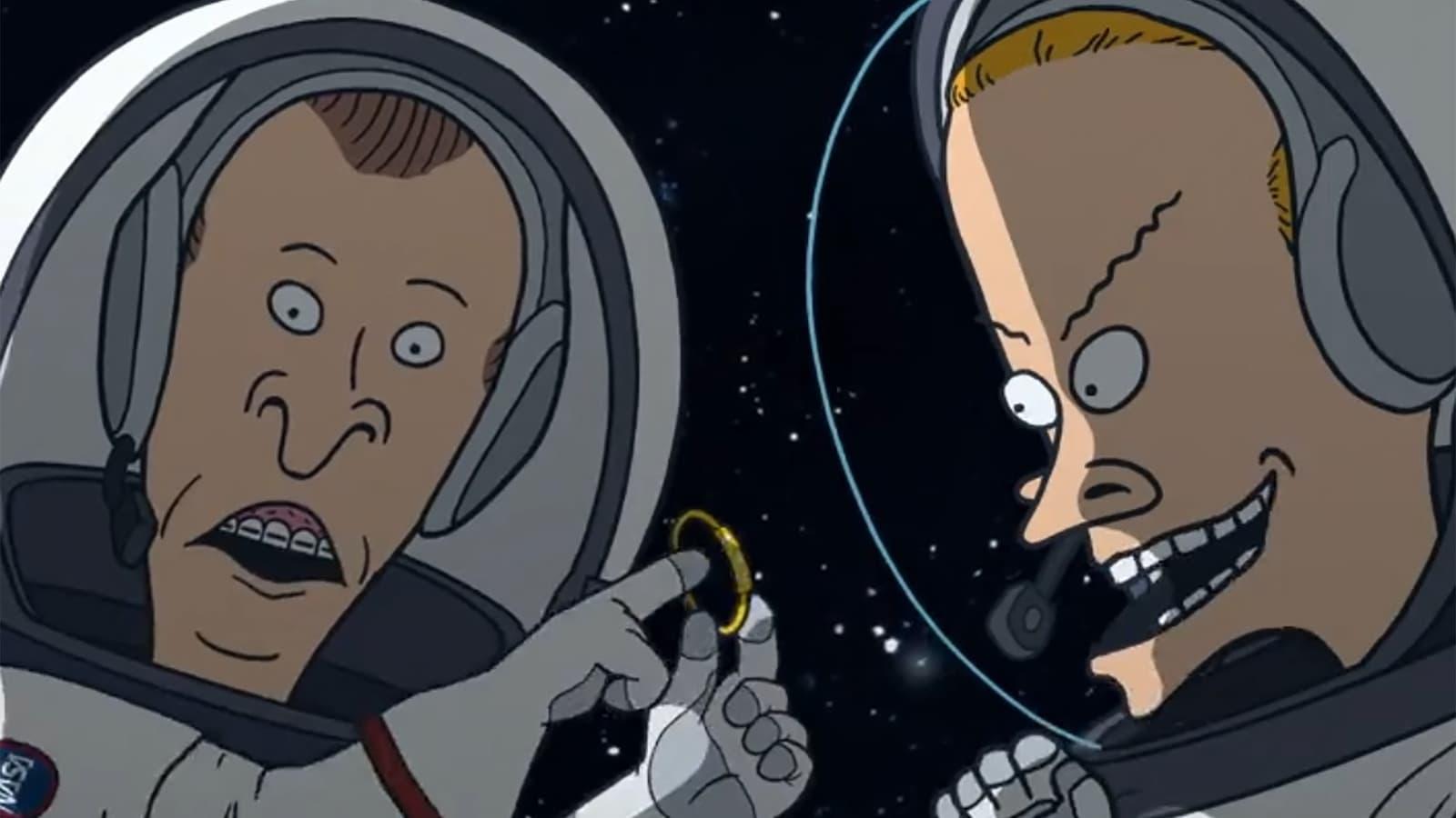 Backdrop for Beavis and Butt-Head Do the Universe