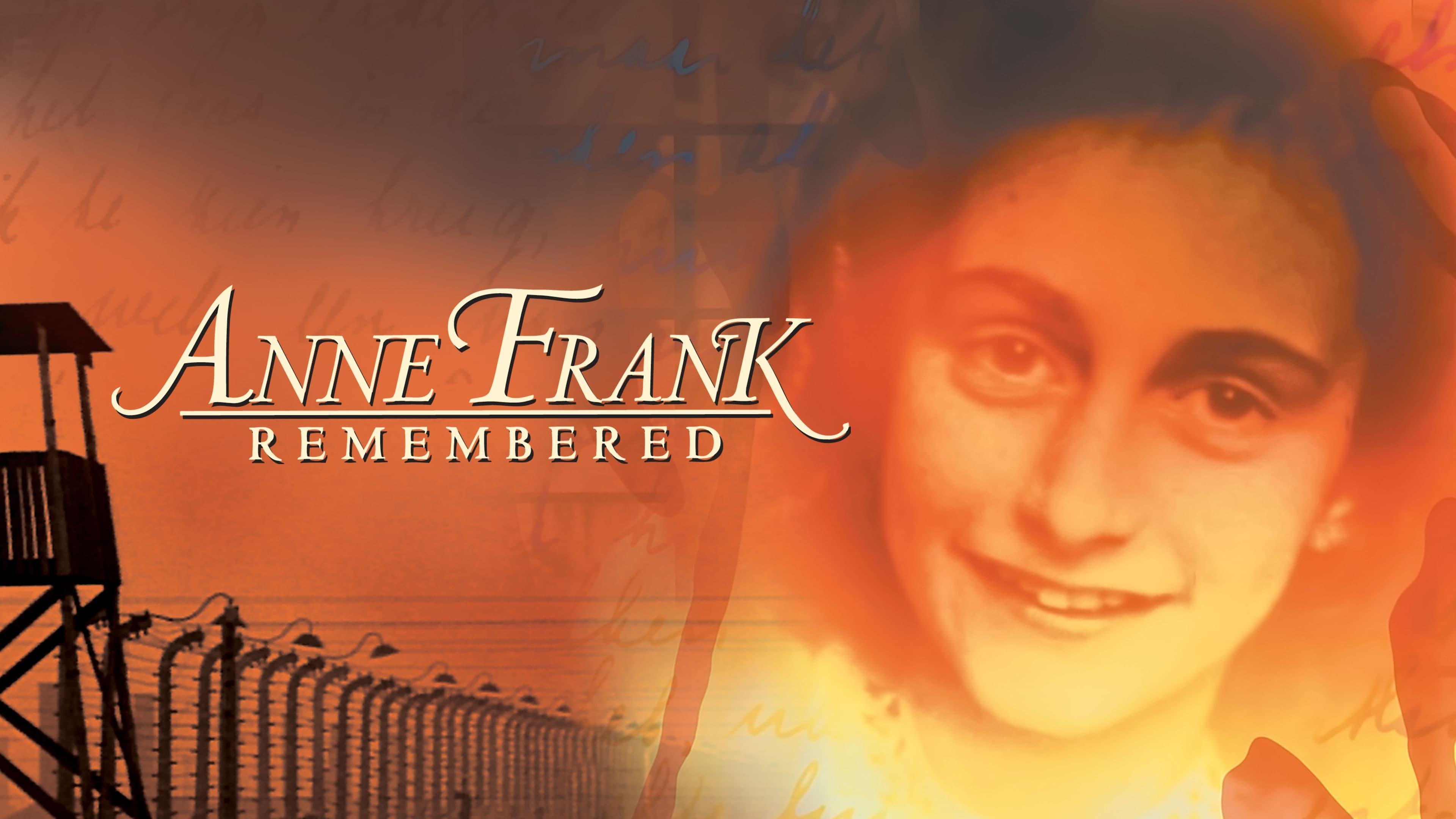 Backdrop for Anne Frank Remembered